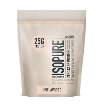 Isopure Zero Carb 100% Whey Protein Isolate Unflavored Protein Powder - 16oz