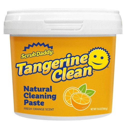Scrub Daddy Tangerine Clean Natural Cleaning Paste - Fresh Orange Scent :  Target