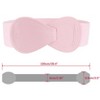 INSPIRE CHIC Women's Interlock 8-shaped Buckle Elastic Faux Leather Stretch Waist Belt 2 Pcs - 3 of 4