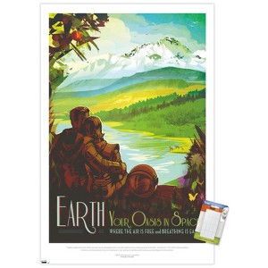 Trends International NASA - Earth Travel Poster Unframed Wall Poster Prints - 1 of 4