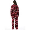 #FollowMe Printed Flannel Button-Front PJ Pant Set  Classic, Cozy Sleepwear - 3 of 3