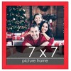 PosterPalooza | Square Classic Modern Red Picture Frame - UV Acrylic, Foam Board Backing, Hanging Hardware - 2 of 4