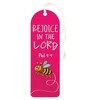 Dicksons Rejoice Neon Pink 6 x 2 Inch Cardstock Keepsake Tassels Bookmarks Pack of 12 - 2 of 4