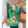 Tipsy Elves Boy's / Girl's Pizza Tree Sweater - Holiday Festive Sweater - 2 of 4