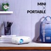 ARTSEA Mini Projector, Portable Projector Portable Outdoor Projection for iOS/Android/PS5 White - 4 of 4