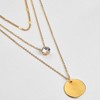 SOHI Women's Gold Everyday Multi-Layer Necklace - 4 of 4