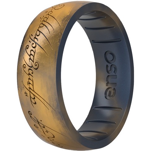 Lord of the Rings Gold Tungsten Ring