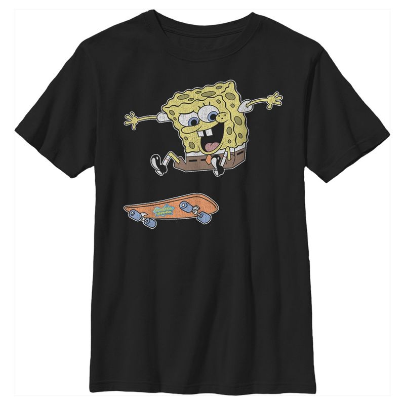 Boy's SpongeBob SquarePants Skater Bob T-Shirt, 1 of 6