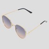 Anna-Kaci Elegant Gold - Rimmed Round Women's Polarized Sunglasses UV400 Protection - 2 of 4
