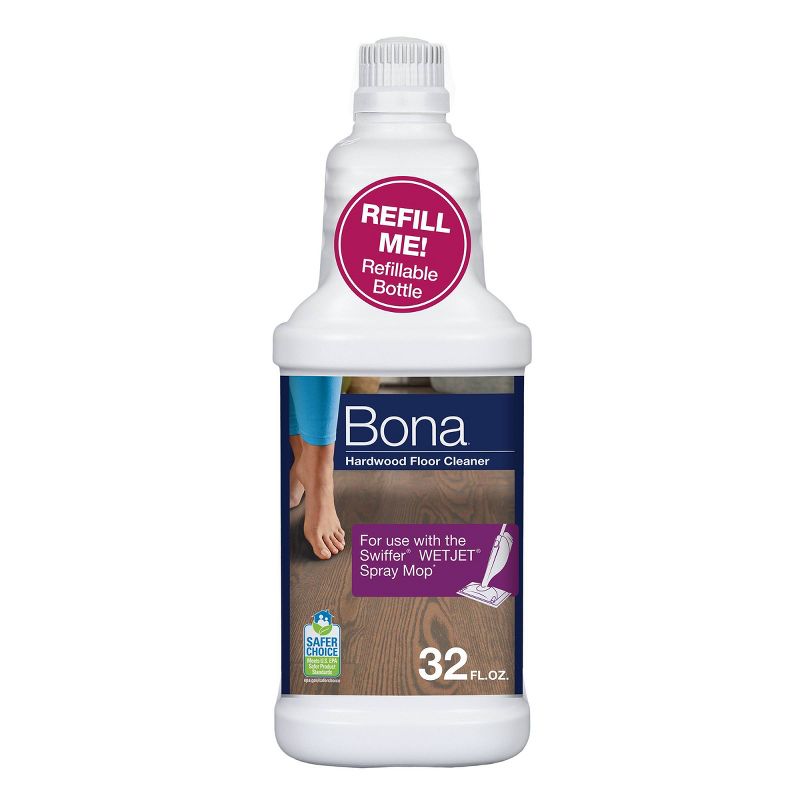 Bona Cleaning Products Refillable &#38; Reusable Jet Mop Wood Spray Mop Refill - Unscented - 32 fl oz, 1 of 12