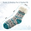 5 Star Super Deals Women's Thermal Fleece Lined Socks – Plush Fleece, Warm & Toasty Footwear – Non-Skid Gripper Bottom - 4 of 4