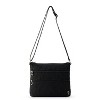 Large Smartphone Crossbody Bag in Eco-Twill, Convertible Purse with Detachable Wristlet Strap, Includes Phone Wallet Pockets, Black Quilted Spirit - 2 of 4