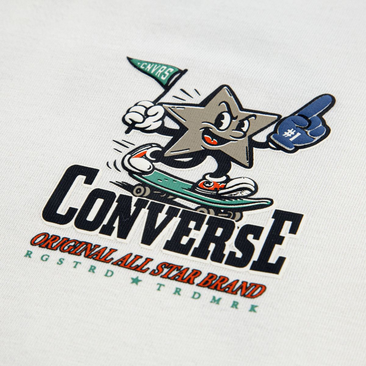 Converse® Boys' Star Skateboard Graphic T-Shirt - White - thumbnail 6