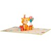 Paper Love Cat Birthday Pop Up Card, For Adults and Kids | 5" x 7" Cover - 3 of 4