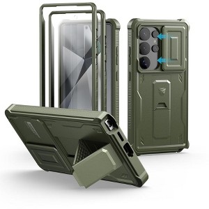 Dexnor for Samsung Galaxy S25 Ultra Case with Built-in Slide Camera Cover &Screen Protector&Kickstand£ - 1 of 3