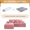 Dolonm Single Recliner Sofa: 300lb Capacity, Chenille Fabric, Ergonomic Design for Living Room/Study -6 Color - 3 of 4