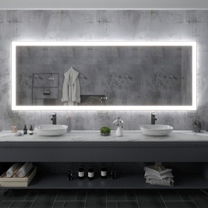Black Framed LED Mirror - 1 of 4