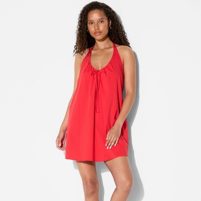 Women's Poplin Mini A-Line Dress - Wild Fable™