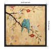Amanti Art Love Birds II by Katy Frances Framed Canvas Wall Art - 4 of 4
