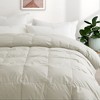 Puredown All Season Organic Cotton Down Comforter - 100% Natural, Chemical-Free, Medium Warmth Duvet Insert - 3 of 4