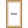 PosterPalooza | Panoramic Traditional Gold Picture Frame - UV Acrylic, Foam Board Backing, Hanging Hardware - 2 of 4