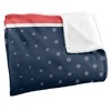 Shippensburg University Logo Dots Silky Touch Blanket White 50x60 - 3 of 4