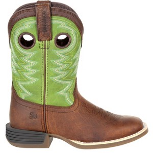 Kids Durango® Lil' Rebel Pro™ Big Kid's Lime Western Boot - 1 of 4