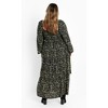 Women's Plus Size Dahlia Tiered Maxi Dress - olive | CITY CHIC - 2 of 4