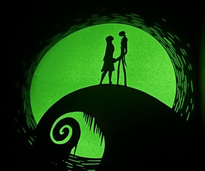 Disney Tim Burton's The Nightmare Before Christmas Glow-in-the-dark ...