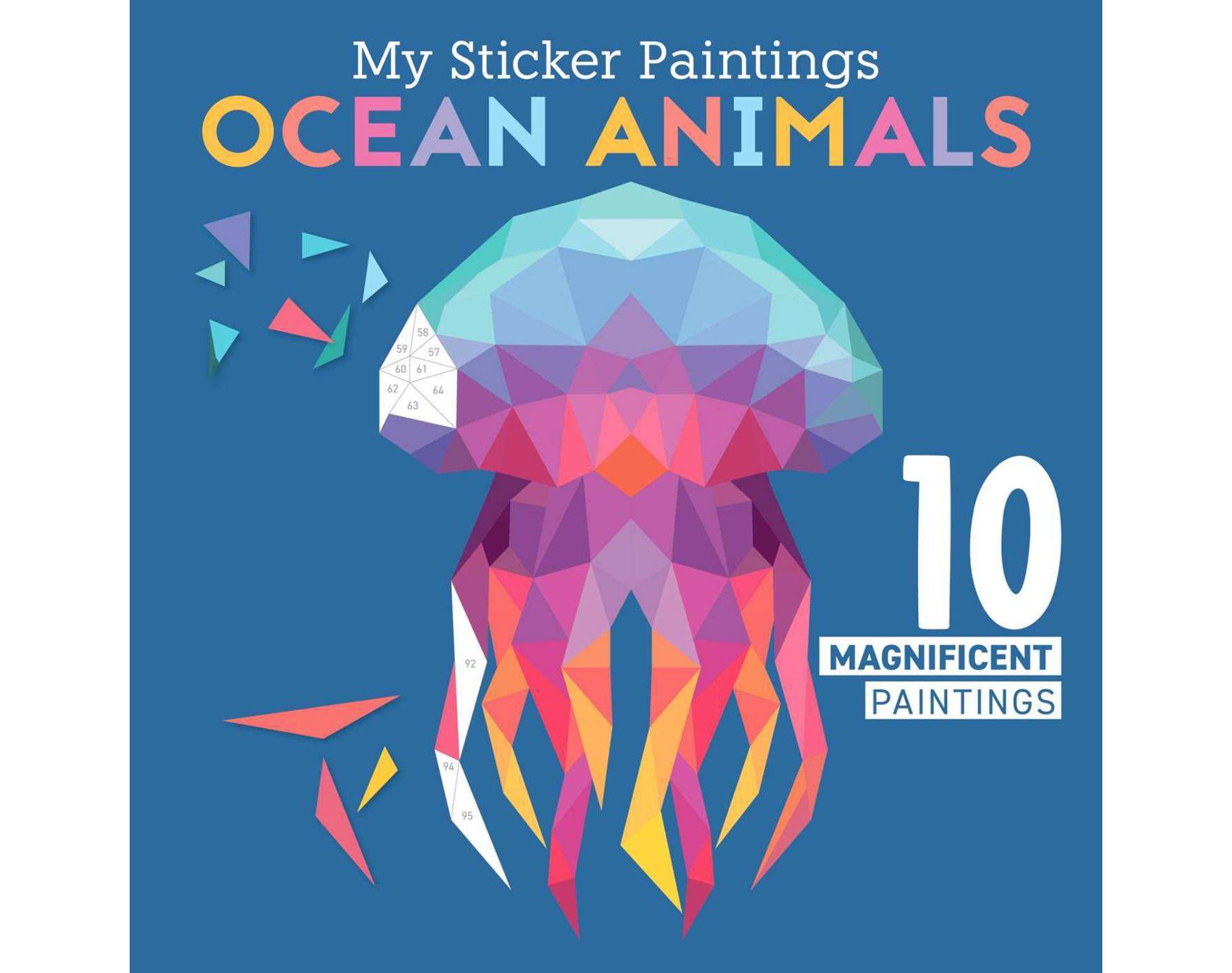My Sticker Paintings: Ocean Animals - by Logan Powell (Paperback)