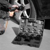 VEVOR Wheel Bearing Locknut Socket Set,1/2 inch Drive 7 Piece SAE and Metric 6-Point Socket for Ford,Dodge,and Toyota Vehicles,with Storage Case Black - 2 of 4