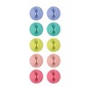 Wrap-It Cable Clips 10pk Bright Pastel - 3 of 4