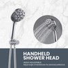 WOWOW  9-Spray Patterns with 1.8 GPM 10 in. Wall Mount Rain Fixed Shower Heads in - 3 of 4