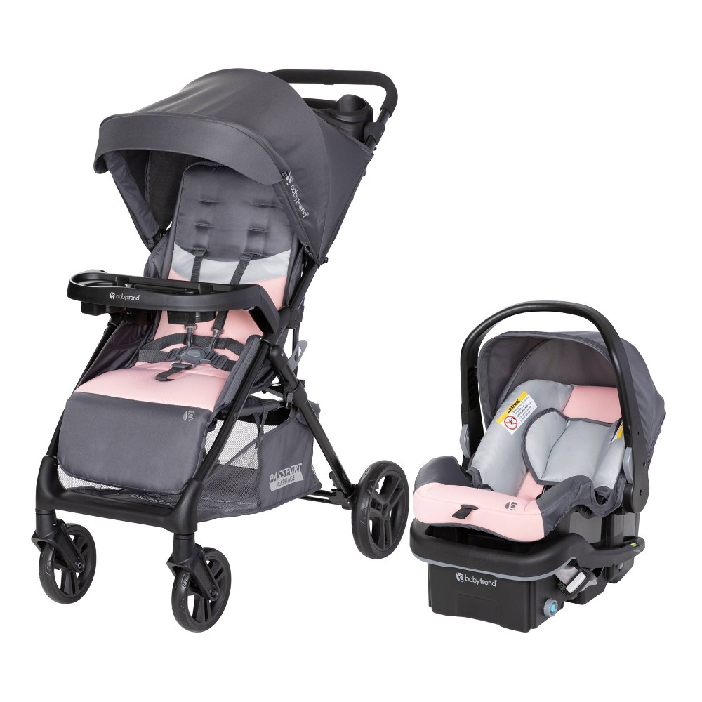Baby Trend Passport Bassinet Travel System with EZ-Lift PLUS Car Seat- Dash Pink -  92407637