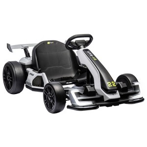 COZONY 24V Kids Electric Drift Kart, 300W Motor 8.5MPH, EVA Tires, Adjustable Length, Drift/Sport Modes, Brake Peda - 1 of 4