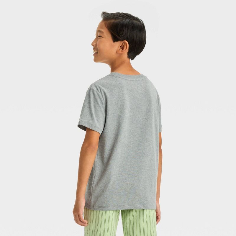 Boys' Short Sleeve Skateboard Riders Graphic T-Shirt - Cat & Jack™ Gray, 4 of 5