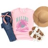 The Juniper Shop Retro Malibu Palm Tree Youth Short Sleeve Tee - XL - Pink - 4 of 4