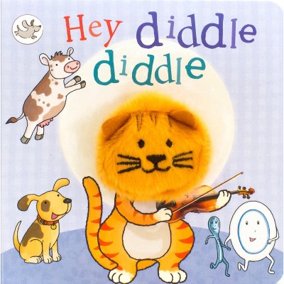 Hey Diddle Diddle Chunky Board Book with Finger Puppet
