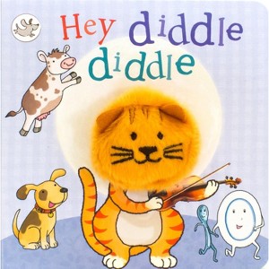 Hey Diddle Diddle Chunky Board Book with Finger Puppet - 1 of 1