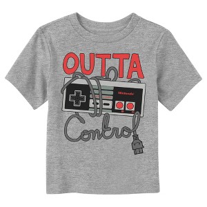 Toddler's Nintendo Outta Control NES Controller T-Shirt - 1 of 3