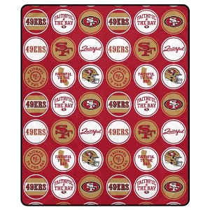 NFL San Francisco 49ers 50x60 Holiday Blanket - 1 of 1