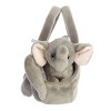 Aurora Small Baby Elephant Eco Nation Eco-Friendly Stuffed Animal Grey 8" - 3 of 4