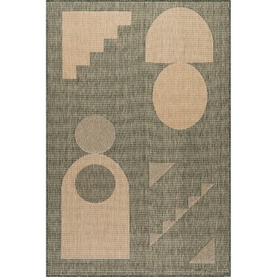 Nuloom Anslie Geometric Indoor/Outdoor Area Rug