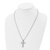 Black Bow Jewelry Stainless Steel & 14k Yellow Gold Crucifix Maltese Necklace, 22 inch - 3 of 4