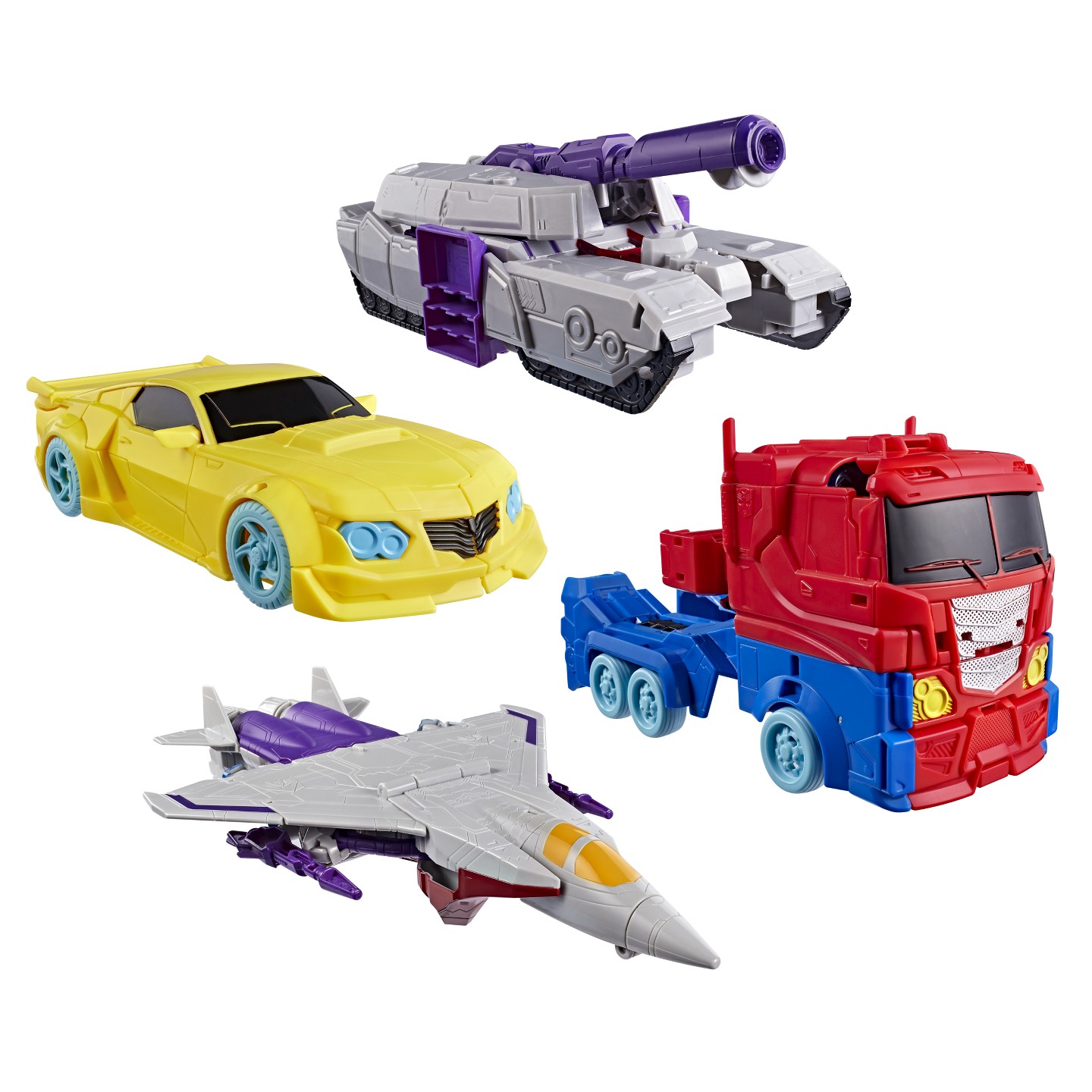 Детские фигурки Transformers Mega Changer 4-Pack Action Figures — фото 3