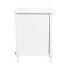 NicBex Wood Night Stand with Drawer&Shelf,Wood Side Table for Kids&Adults,Modern Nightstand with Storage,Bedside Table for Bedroom,Living Room - 4 of 4