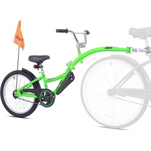 KaZAM Co-Pilot Bike Trailer - 20 Inch Bike Trailer w/ Adjustable BMX Stem & Handlebar - Lightweight Aluminum Frame - Perfect for Family Rides - 1 of 4
