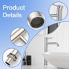 Grungis Tall Single Hole Bathroom Sink Faucet,Stainless Steel Single Handle Bathroom Faucets for Home Sinks - 4 of 4