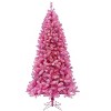 Perfect Holiday 6.5' Pink & Silver Christmas Tree with Metal Stand - 2 of 4