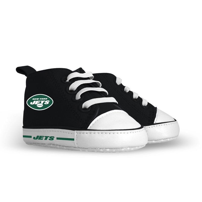Baby Fanatic Pre-Walkers High-Top Unisex Baby Shoes -  NFL New York Jets, 2 of 6